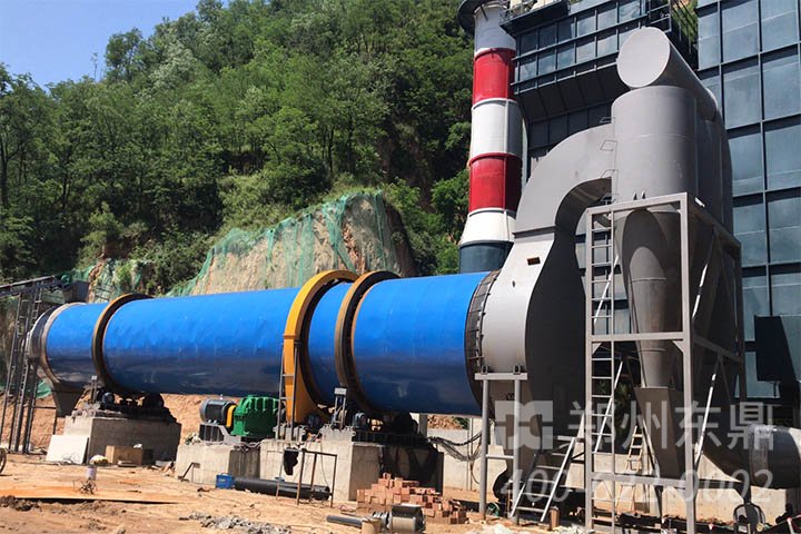 褐煤烘干機現場圖